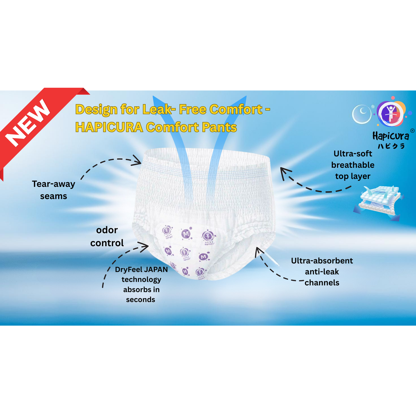 Hapicura Adult Comfort Pants