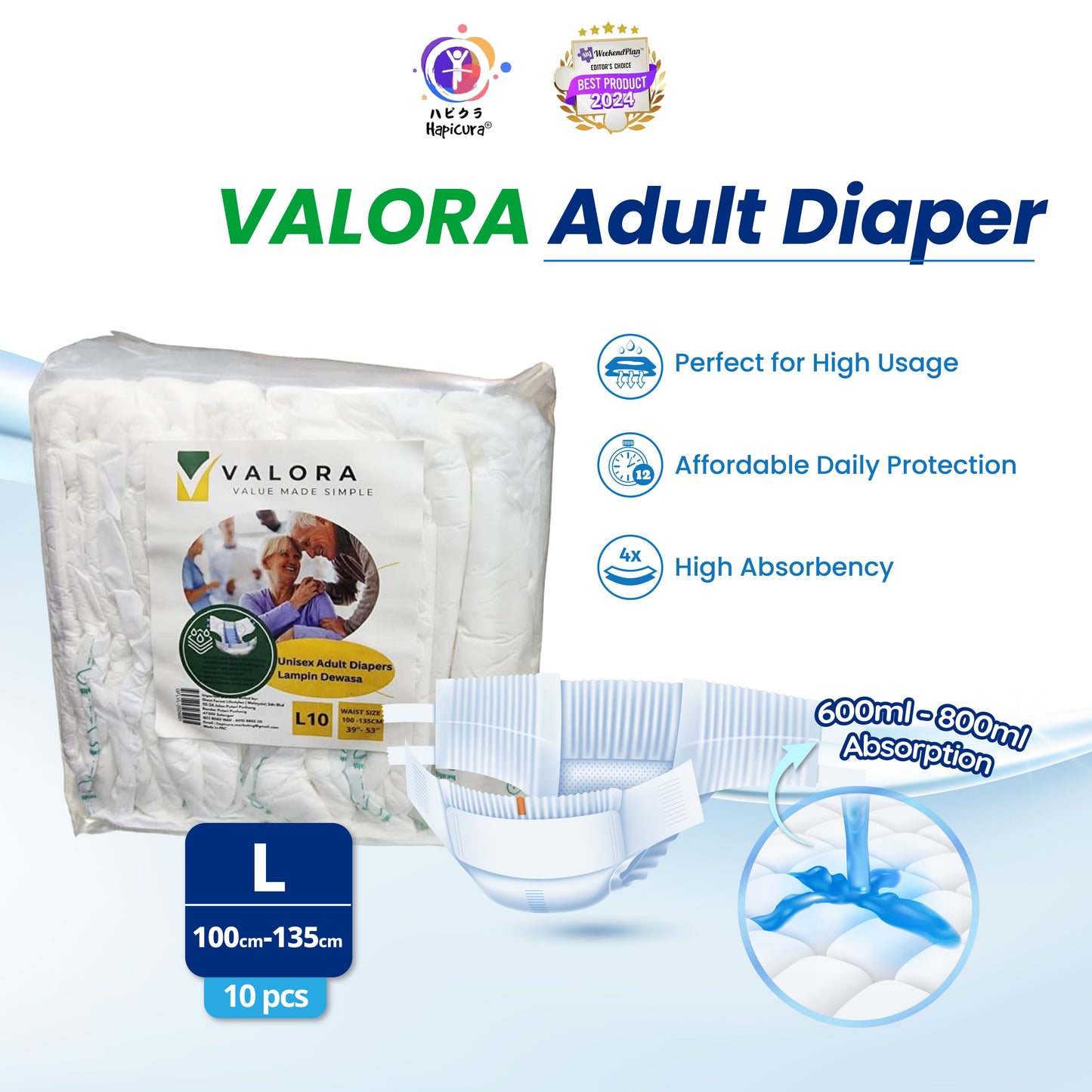 Valora - 价值简单 - 舒适成人尿布