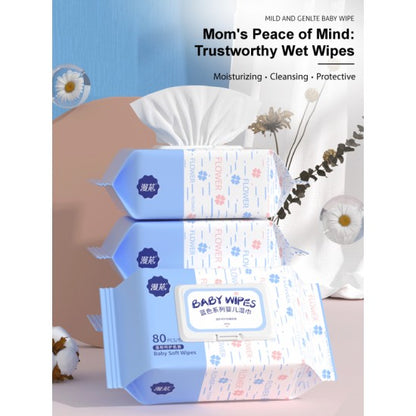 Baby Wipes (2 Packets x 80 Sheets)
