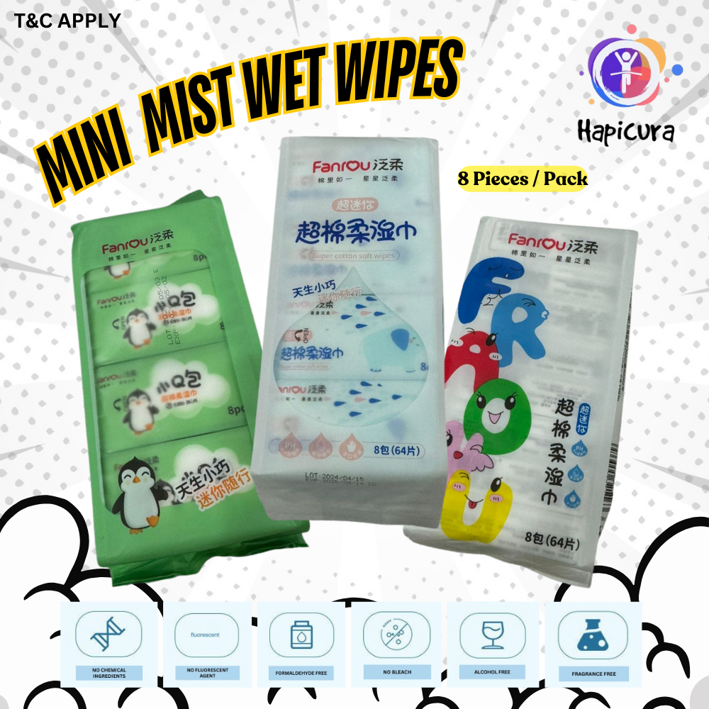 Mini Mist Wet Wipes