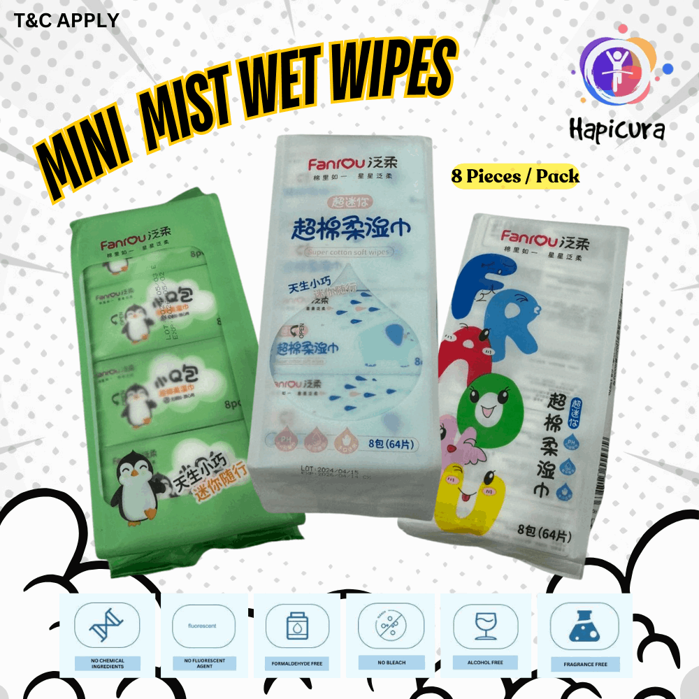 Mini Mist Wet Wipes Hapicura